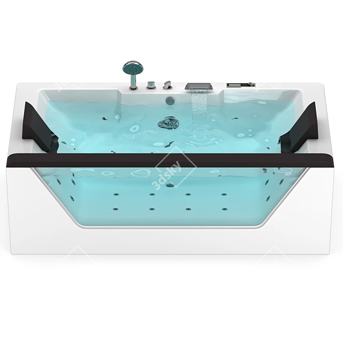 EAGO Whirlpool Bath: Relax and Revitalize 3D model image 10