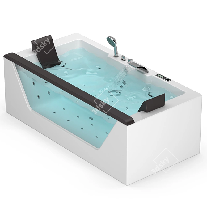 EAGO Whirlpool Bath: Relax and Revitalize 3D model image 11
