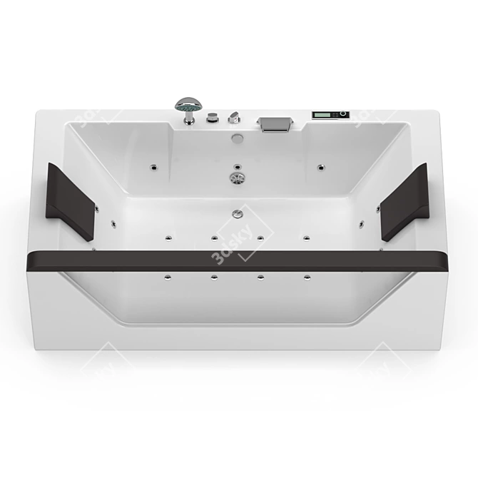 EAGO Whirlpool Bath: Relax and Revitalize 3D model image 12