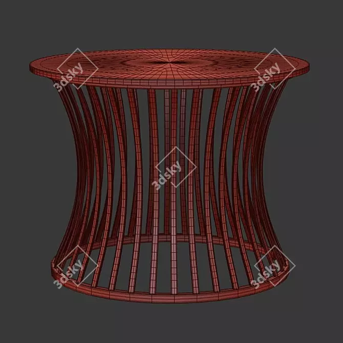 Elli Design Joy Black Coffee Table: Sleek and Stylish Centerpiece 3D model image 2