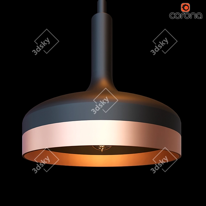 Nordic Style Pendant Light 3D model image 1