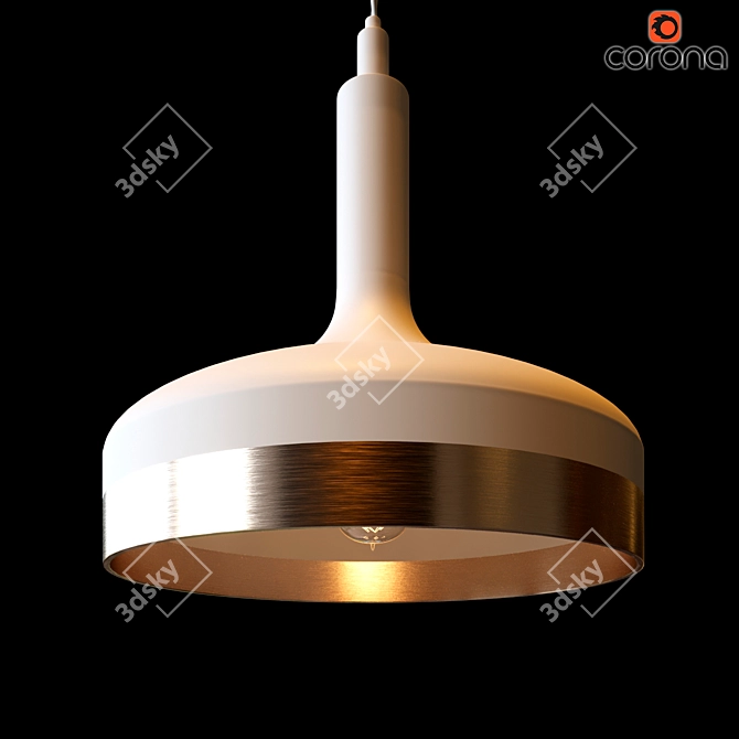 Nordic Style Pendant Light 3D model image 9