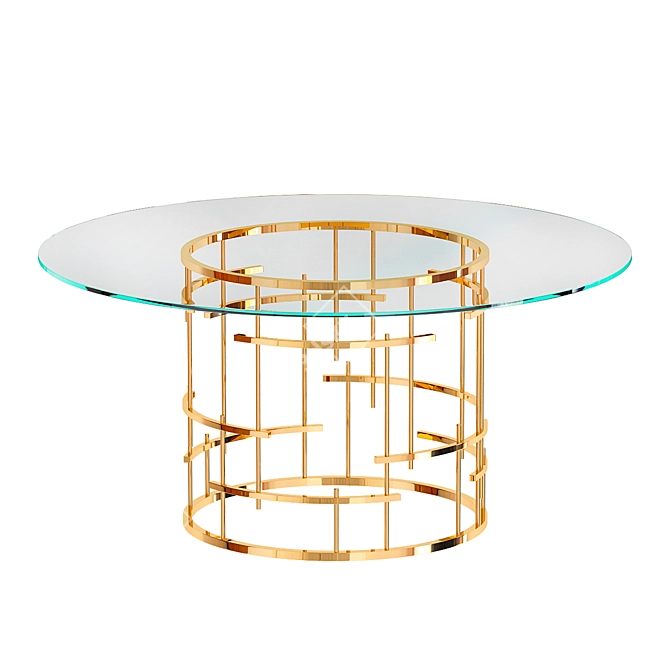 Modern Dining Table - Sleek and Stylish 3D model image 1