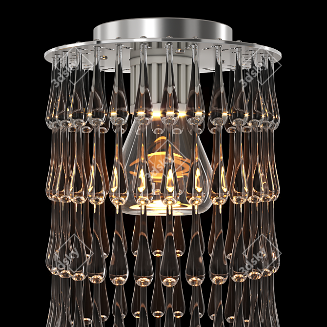 Gocce: Elegant Ceiling Chandelier 3D model image 4