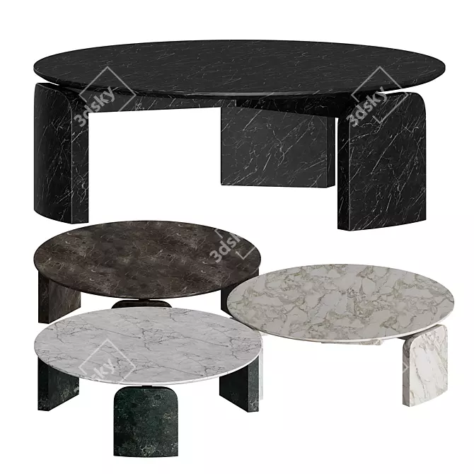 Salvatori TAULA Marble Table 3D model image 5