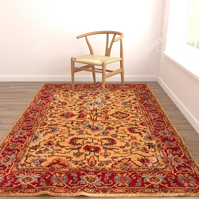 Versatile Rug Set: VRayFur, VRayDisplacementMod, CoronaDisplacementMod 3D model image 3