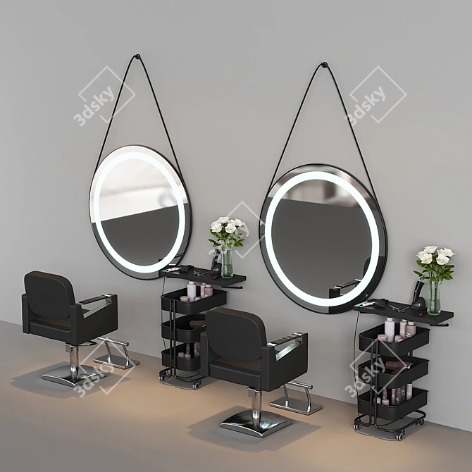 Title: Ultimate Salon Experience 3D model image 15