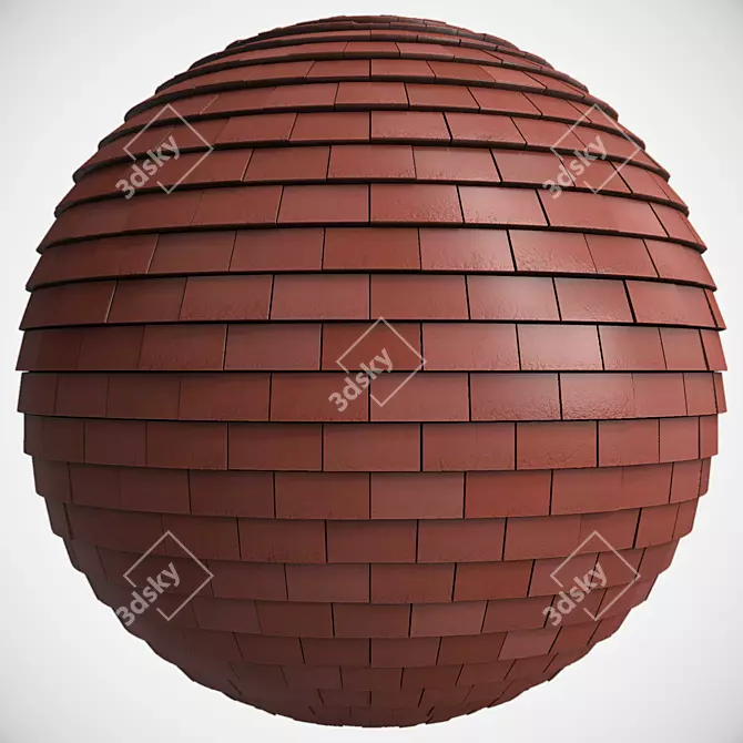 Versatile Roof Tile Materials Kit 3D model image 1