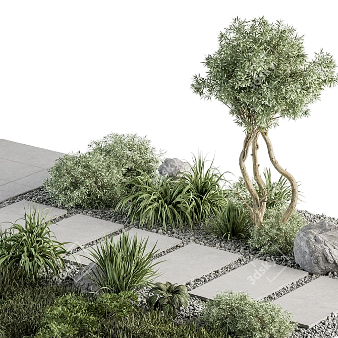 Urban Oasis Set 29.5 3D model image 4