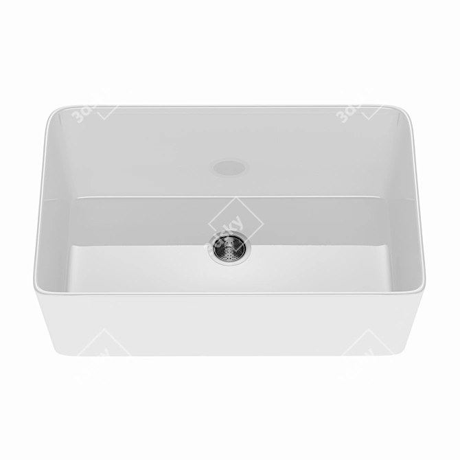 Blanco Cerana 30: Modern Farmhouse Apron Front Sink 3D model image 1