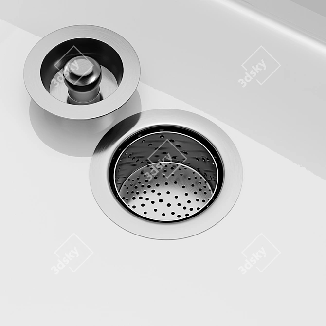 Blanco Cerana 30: Modern Farmhouse Apron Front Sink 3D model image 3