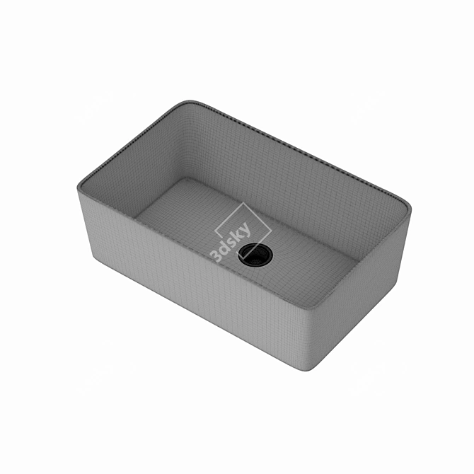 Blanco Cerana 30: Modern Farmhouse Apron Front Sink 3D model image 4