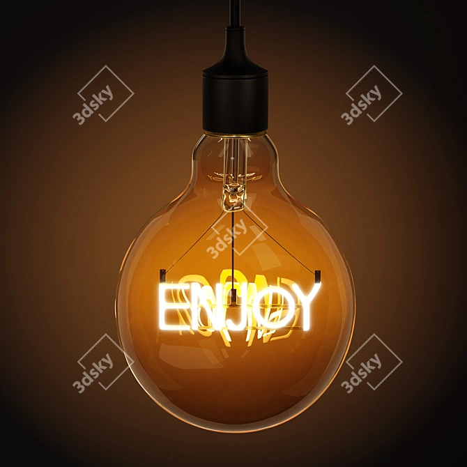 Title (English): Gauss LED Filament Ball Lamps

Title (Russian): Лампы Gauss LED с филамент 3D model image 3