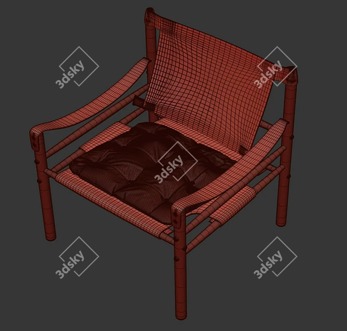 Norell Sirocco: Classic Safari Chair 3D model image 4