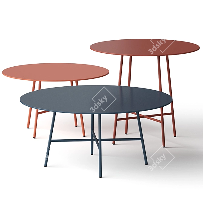 Elegant Tia Maria Coffee Tables 3D model image 2