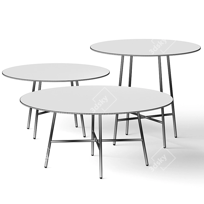 Elegant Tia Maria Coffee Tables 3D model image 3