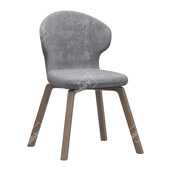 MULA: Stylish and Comfortable Chair 3D model image 1