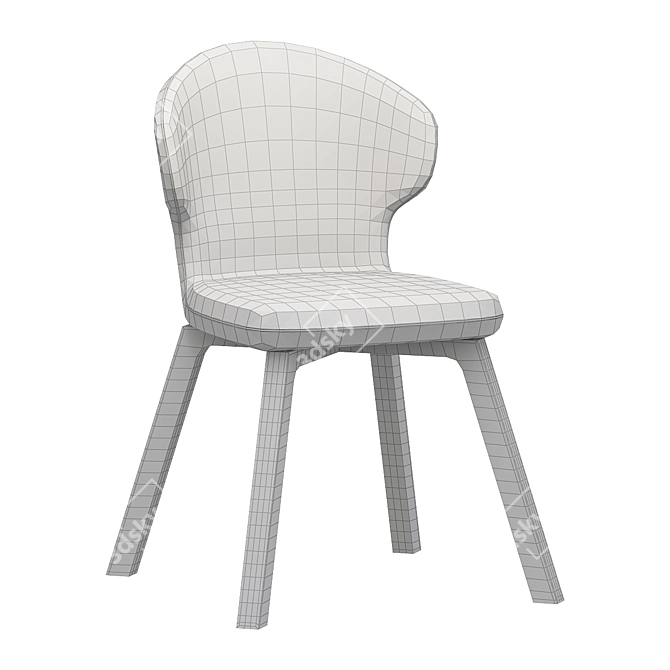 MULA: Stylish and Comfortable Chair 3D model image 2