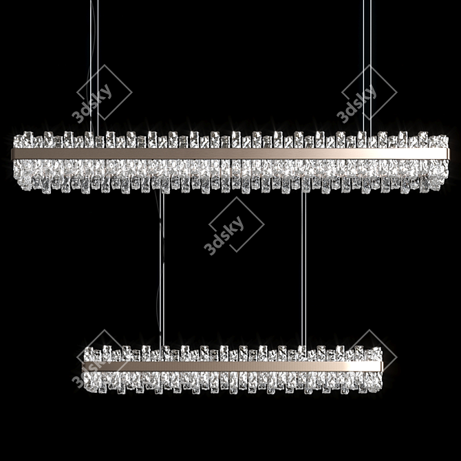 Elegant Rectangular Phoenix Tables 3D model image 2