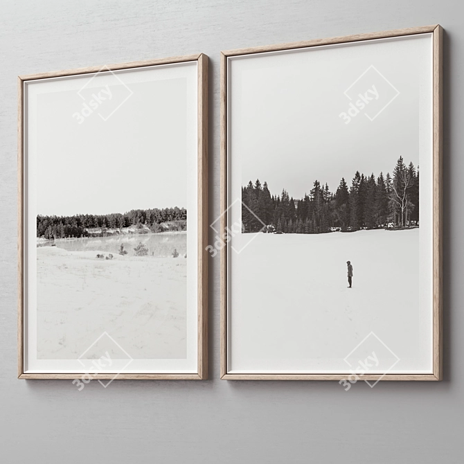 Versatile Picture Frames Set -308 3D model image 7