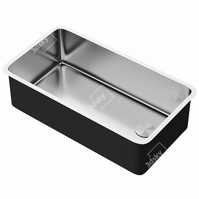 Blanco Formera 33: Premium Stainless Steel Undermount Sink 3D model image 1