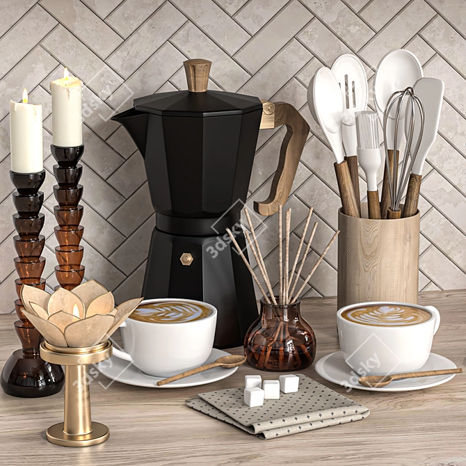 Title: Versatile 2015 Kitchen Accessories 3D model image 5