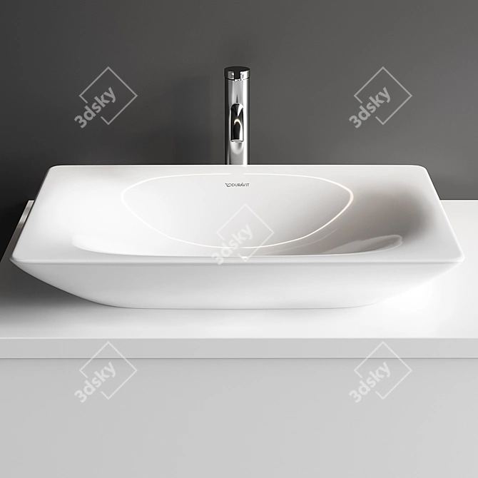 Modern Duravit XViu Vanity Set 3D model image 3