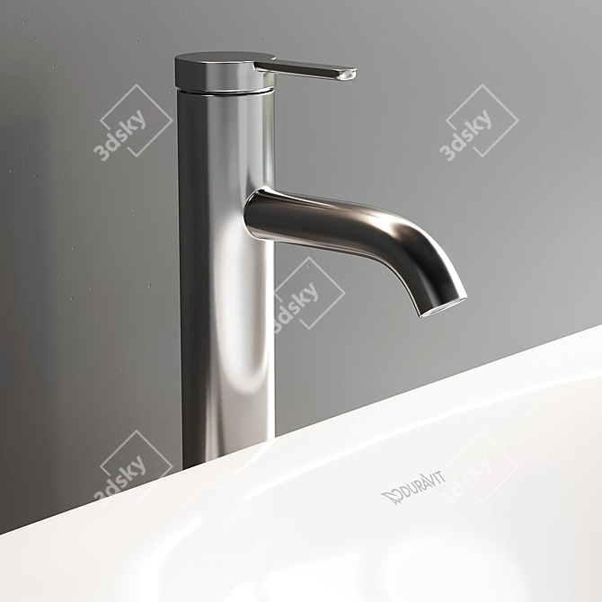 Modern Duravit XViu Vanity Set 3D model image 4