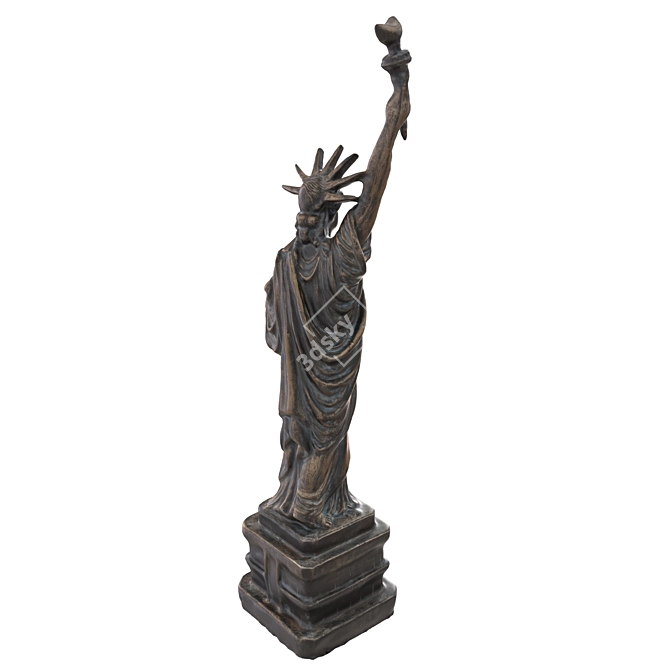 Liberty's Majestic Symbol 3D model image 4