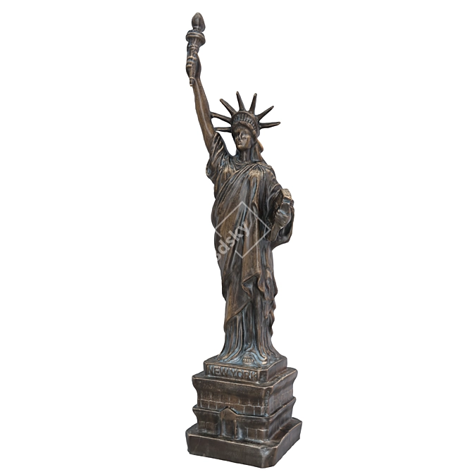 Liberty's Majestic Symbol 3D model image 5
