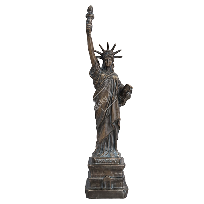 Liberty's Majestic Symbol 3D model image 6