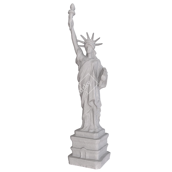 Liberty's Majestic Symbol 3D model image 7