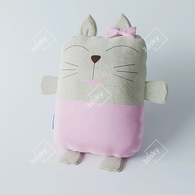 ROMANA Cat Pillow 3D model image 2