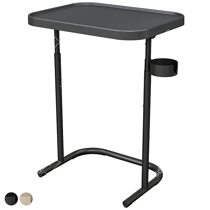 BJÖRKÅSEN Laptop Stand - Efficient and Stylish 3D model image 2