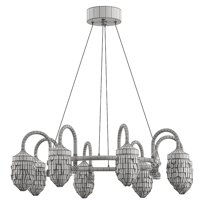 Elegant Clarice 2: Modern Lamp 3D model image 2