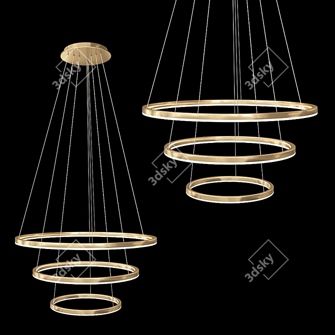 Dimmable LED Pendant Light 3D model image 7