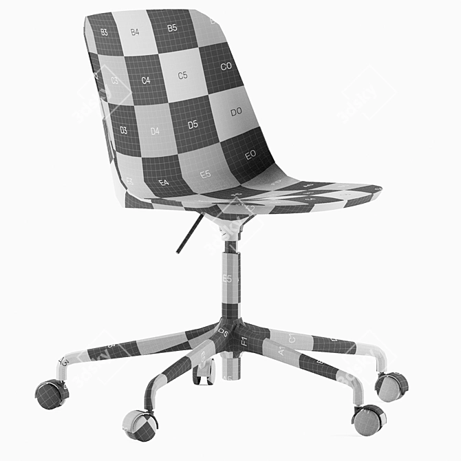 SimpleErgo Chair 3D model image 2