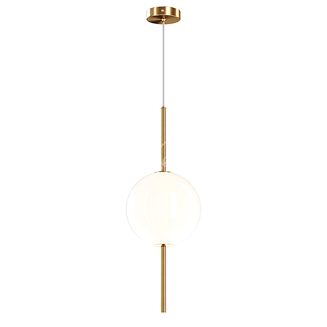 Sleek VOKE Pendant Lamp 3D model image 3