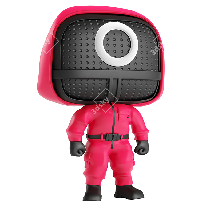 Squid Game Security Guard Funko 3D model image 2