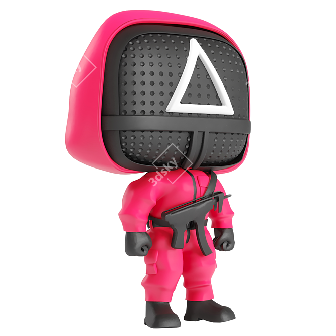 Squid Game Security Guard Funko 3D model image 4