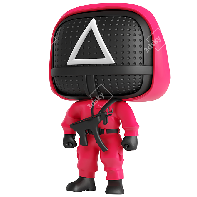 Squid Game Security Guard Funko 3D model image 5