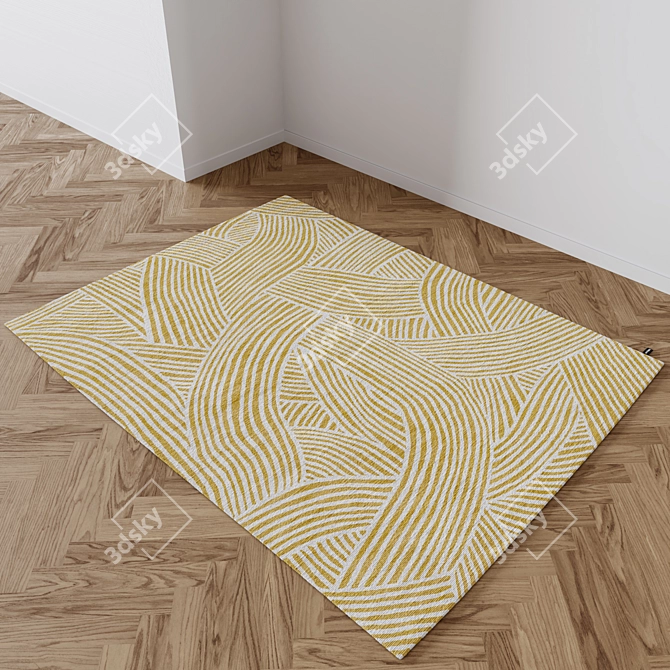 Luxury Inky Dhow Rugs by CC 3D model image 4