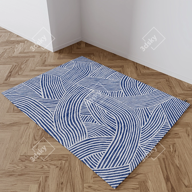 Luxury Inky Dhow Rugs by CC 3D model image 5