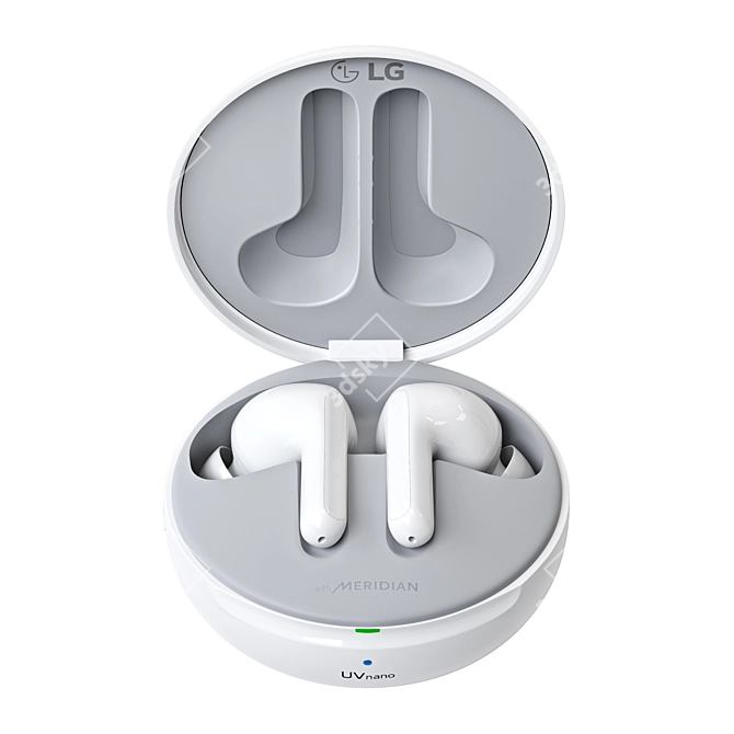 Wireless FN7 Earbuds: Premium Sound 3D model image 2