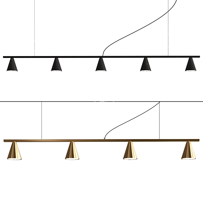 Modern Segri LED Pendant Lamps 3D model image 1