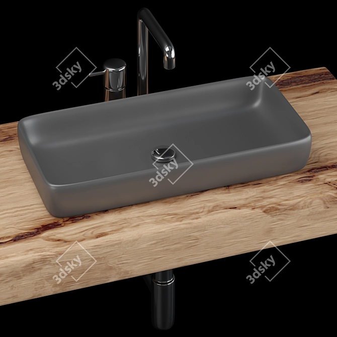 Lagodesign Basin - Sleek and Stylish 3D model image 4