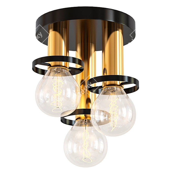 Lucide Anaka Loft Ceiling Chandelier 3D model image 1