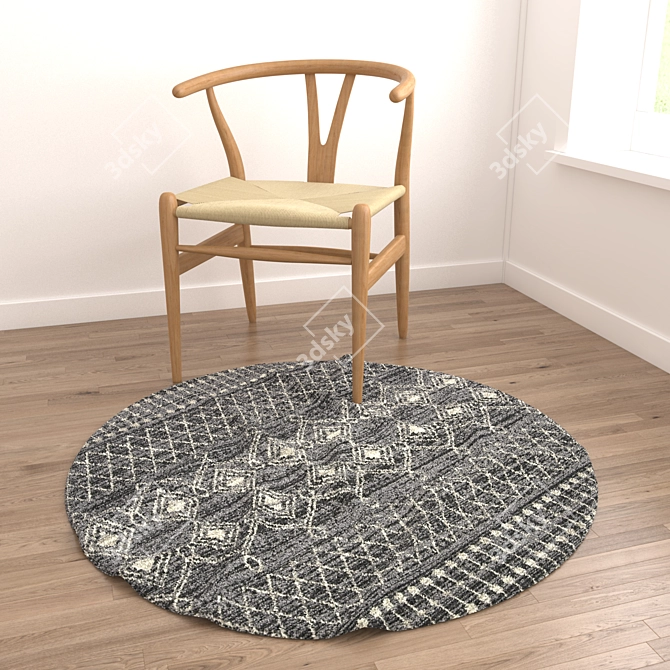 Versatile Set of 8 Rugs with VRayFur & Displacement 3D model image 3