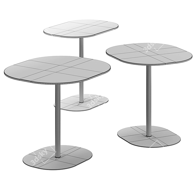 Matsumoto Tables: Sleek & Stylish Design 3D model image 2