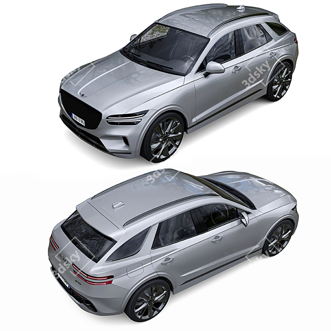 Genesis GV70: High-Quality 3D Model 3D model image 3